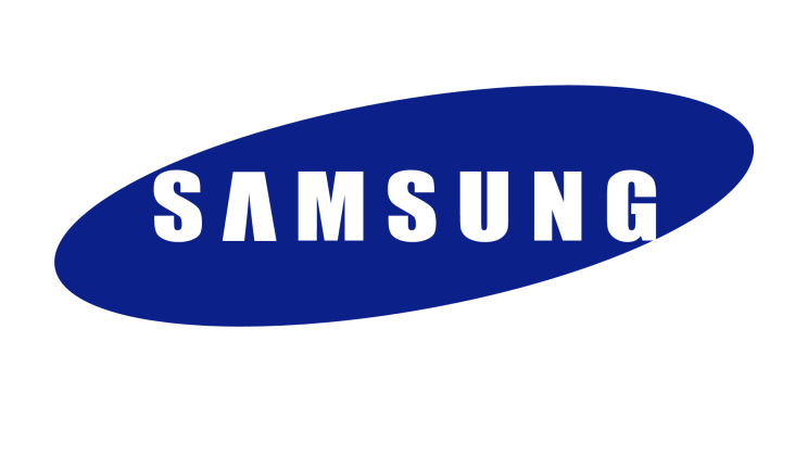 Samsung logo links to website