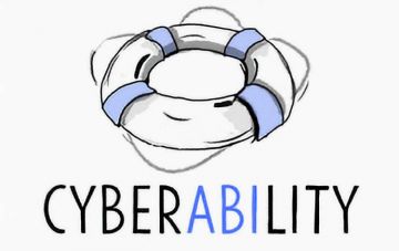 CyberAbility Logo CyberAbility Logo - lifebuoy and text