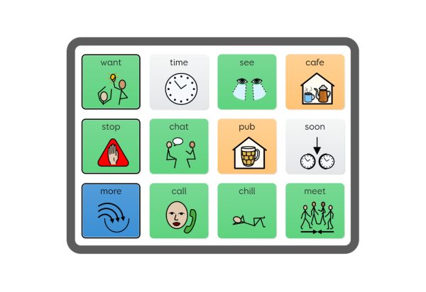Grid for iPad on tablet