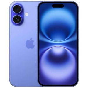 front and back view of the Apple iPhone 16