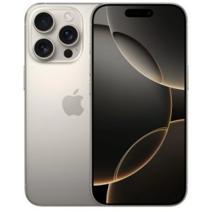 front and back view of the Apple iPhone 16 Pro
